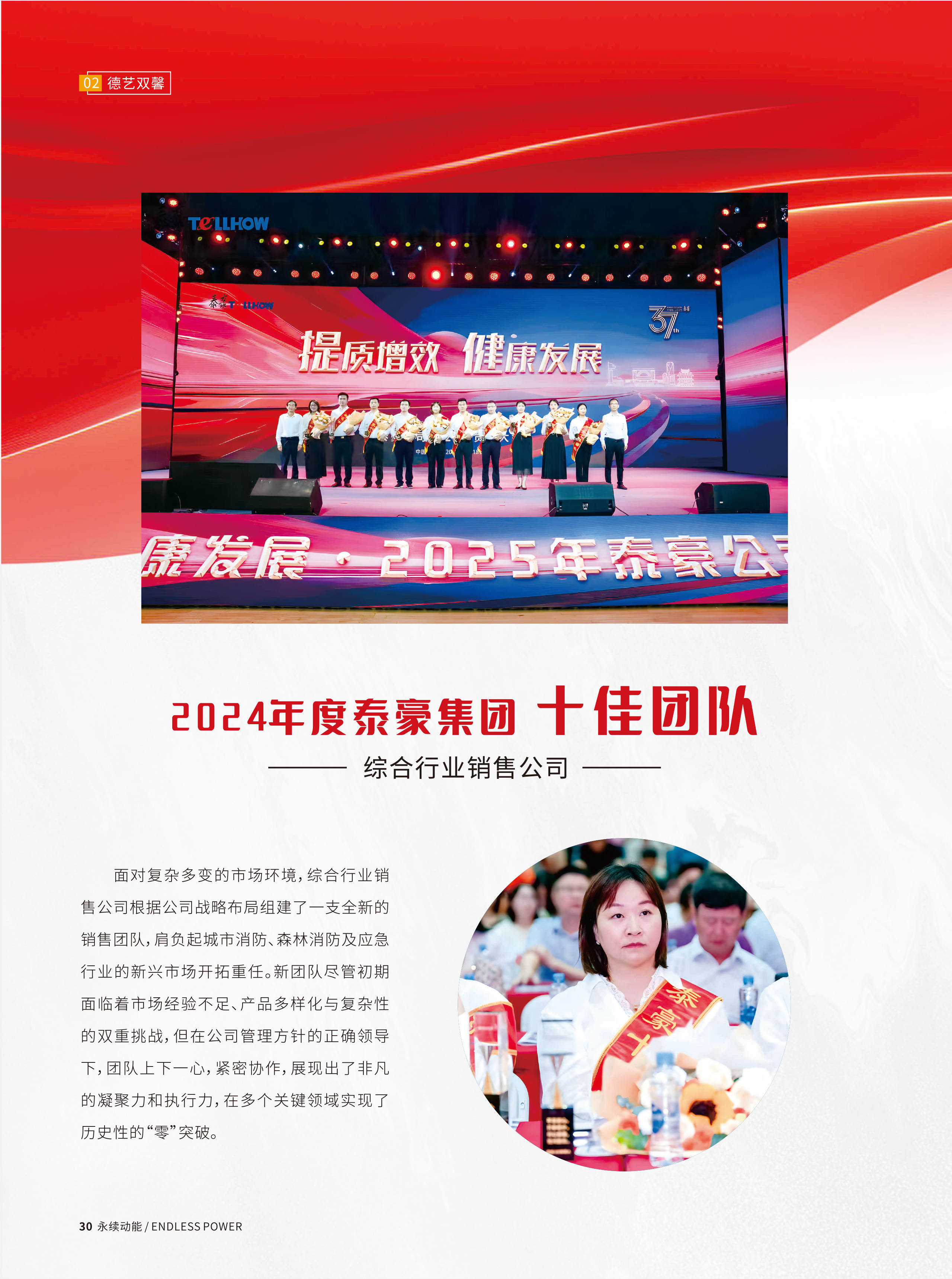  2024年度泰豪集團(tuán)“十佳團(tuán)隊(duì)”——綜合行業(yè)銷售公司